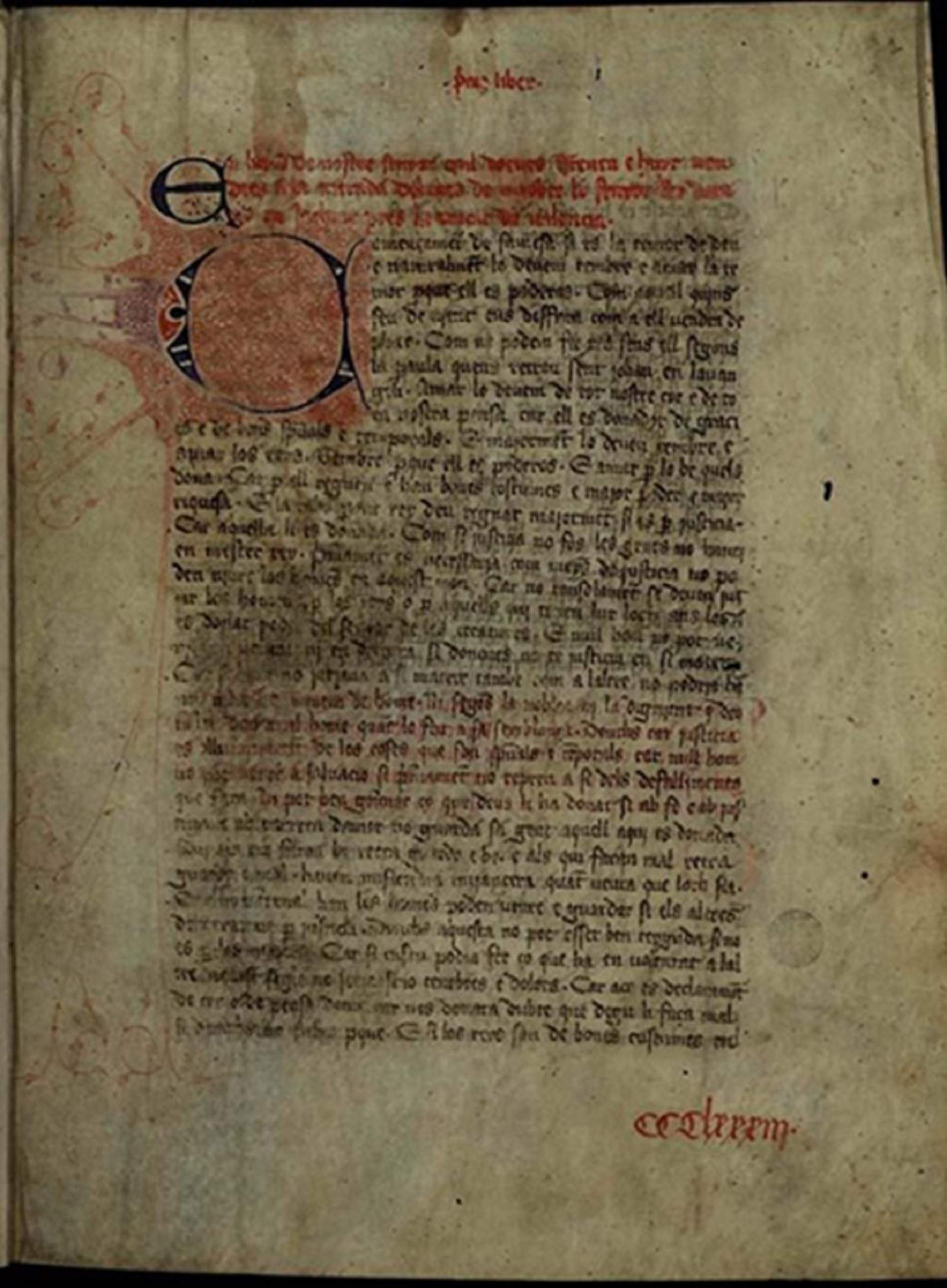 Furs de València (segle XIV) escrits en català medieval. Font Biblioteca de Catalunya Furs de València (segle XIV) escrits en català medieval. Font Biblioteca de Catalunya