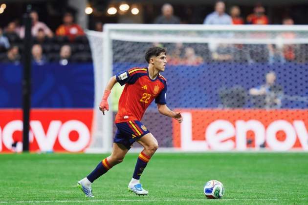 Pau Cubarsí jugant amb la selecció espanyola / Instagram Pau Cubarsí jugant amb la selecció espanyola / Instagram