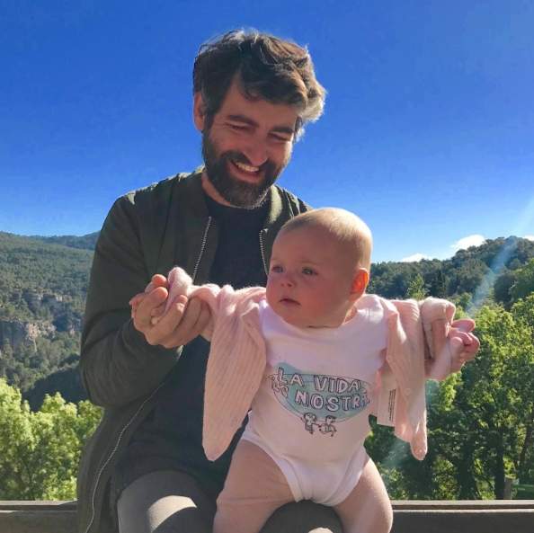 Joan Dausà amb la Valentina, la seva filla gran, l'any 2019 / Instagram