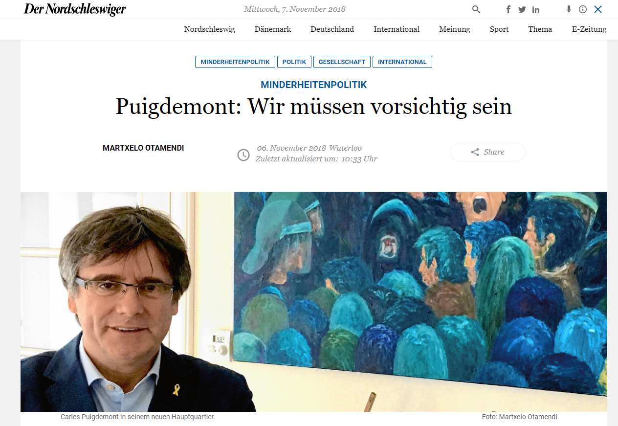 Carles Puigdemont Nordschleswiger