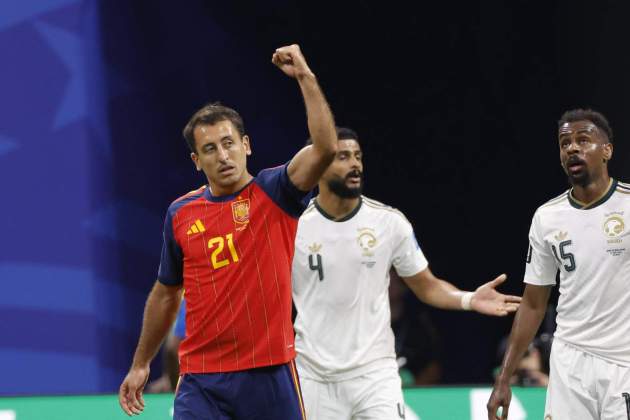Oyarzabal celebra un gol al Mundial / Foto: EFE Oyarzabal celebra un gol al Mundial / Foto: EFE