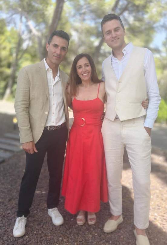 Xavi Lázaro, Ester Bertran i Eloi Cordomí, convidats a la boda IG Xavi Lázaro, Ester Bertran i Eloi Cordomí, convidats a la boda IG
