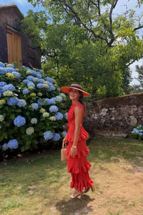 Kika Nazareth, al casament de dues companyes de vestidor IG