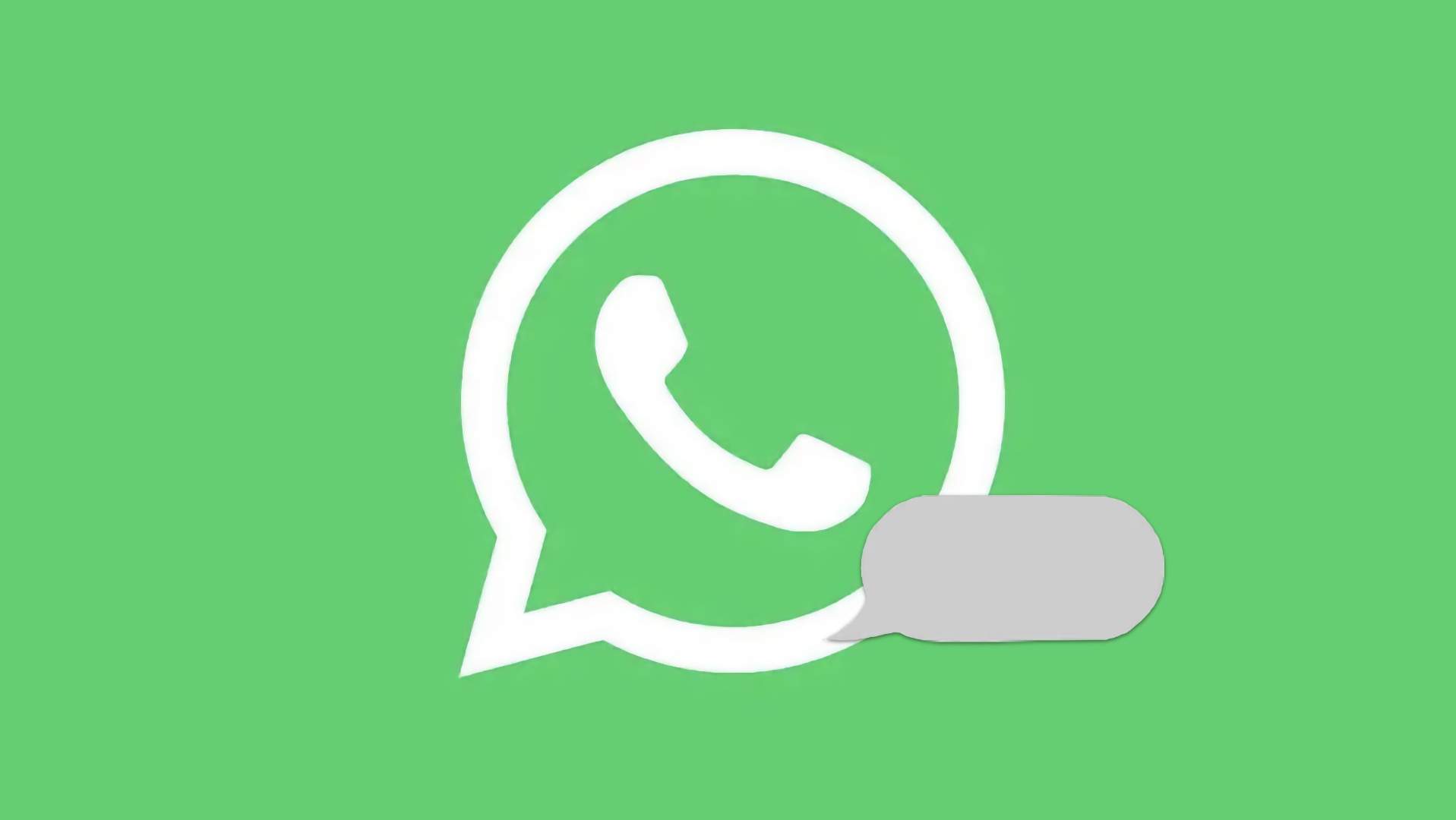 WhatsApp tindrà bombolles animades quan arribi un missatge