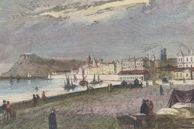 Vista de Barcelona (circa 1808). / Foto: Institut Cartografic de Catalunya