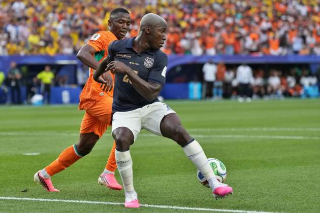Caicedo, durant un partit de l'Equador al Mundial / Foto: Europa Press