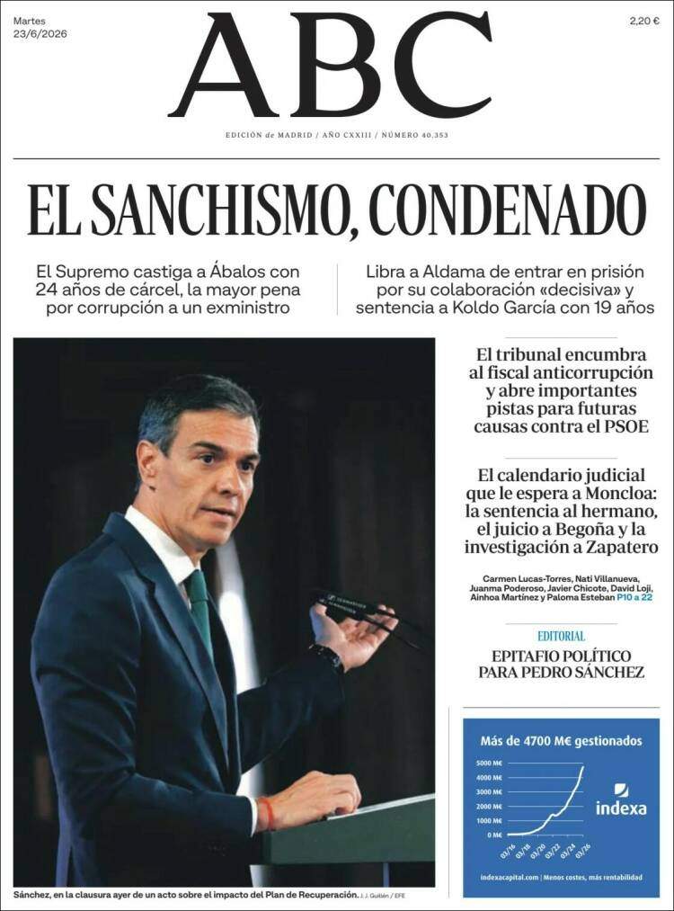 'ABC', 23 de juny de 2026 'ABC', 23 de juny de 2026