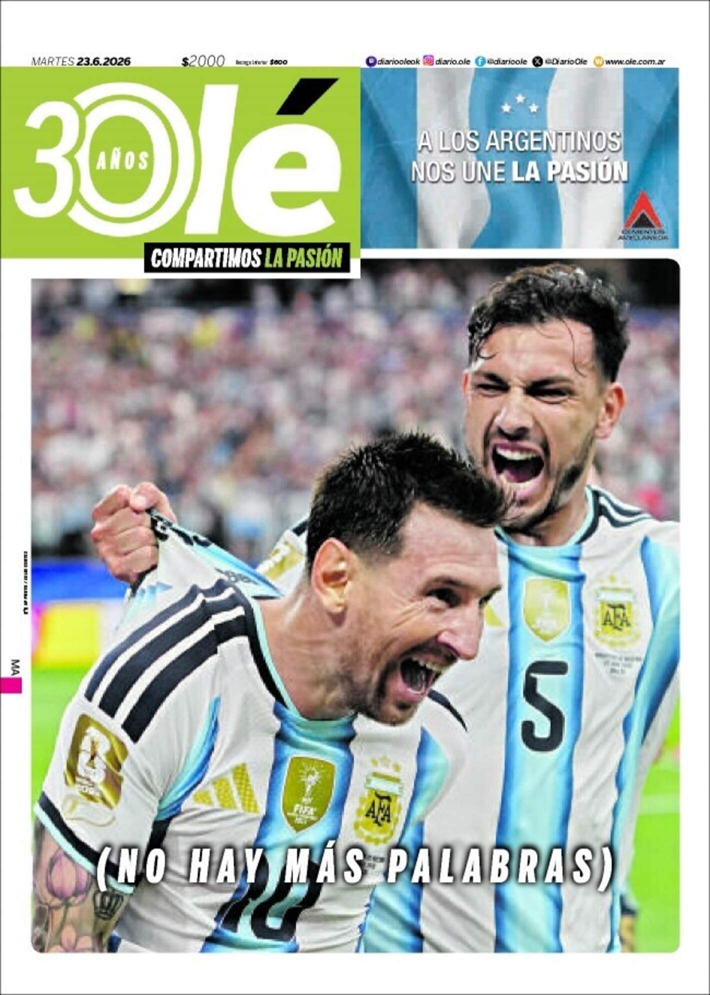 Olé portada Olé portada