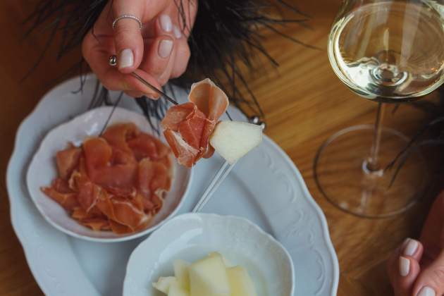 Melón con jamón. Foto: Pexels