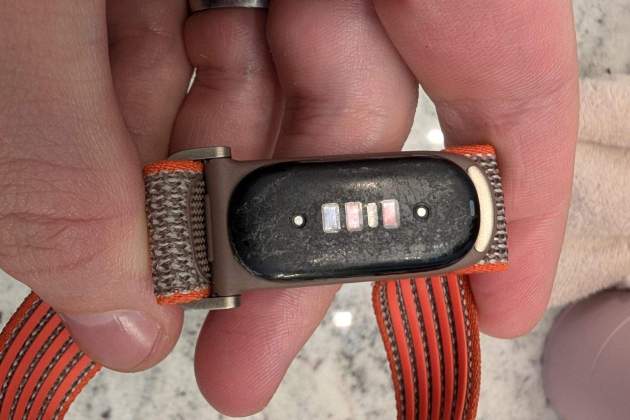 Fitbit Air después de estar en contacto con el DEET
