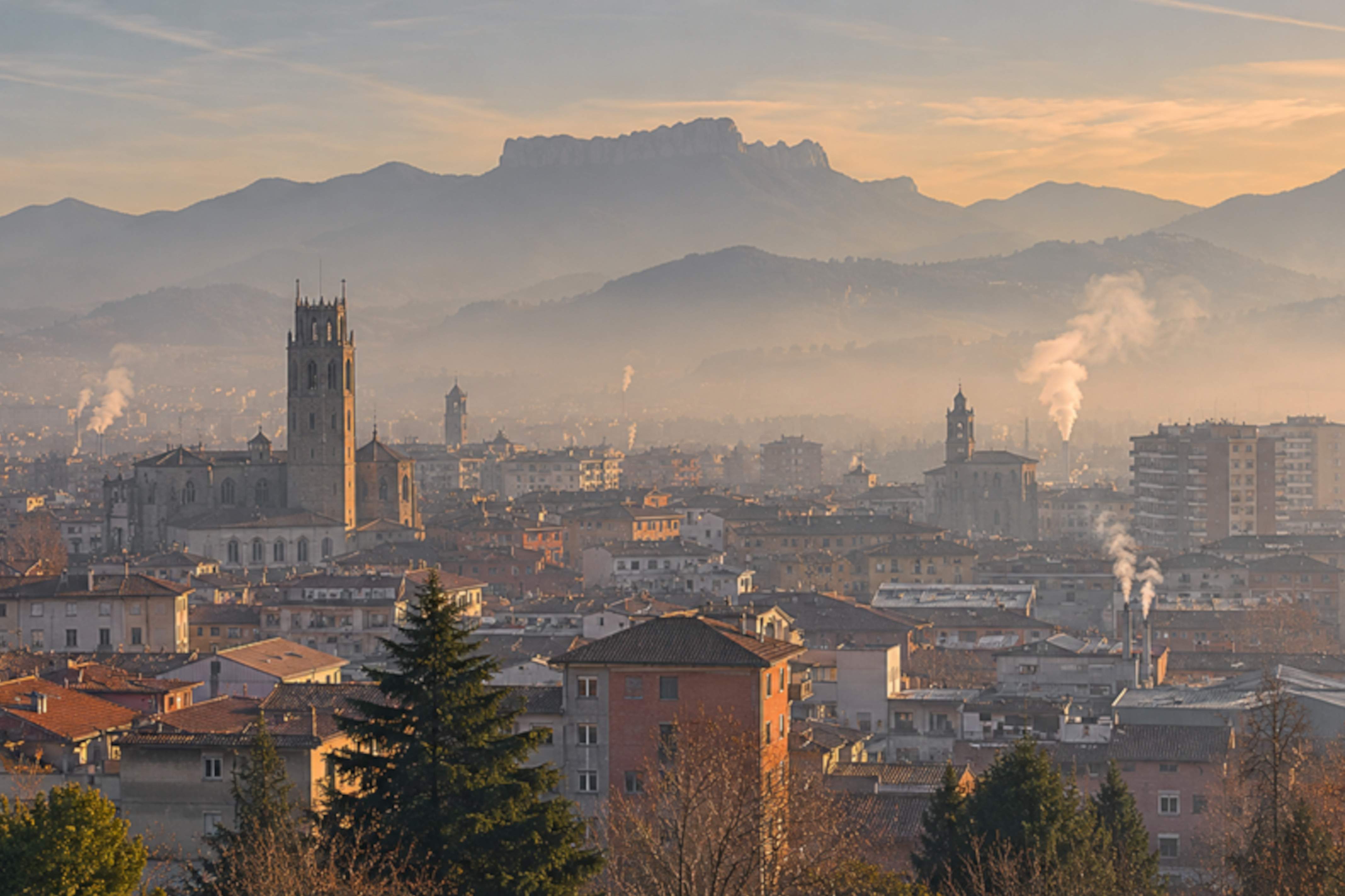Quines són les zones amb l'aire més contaminat de Catalunya?