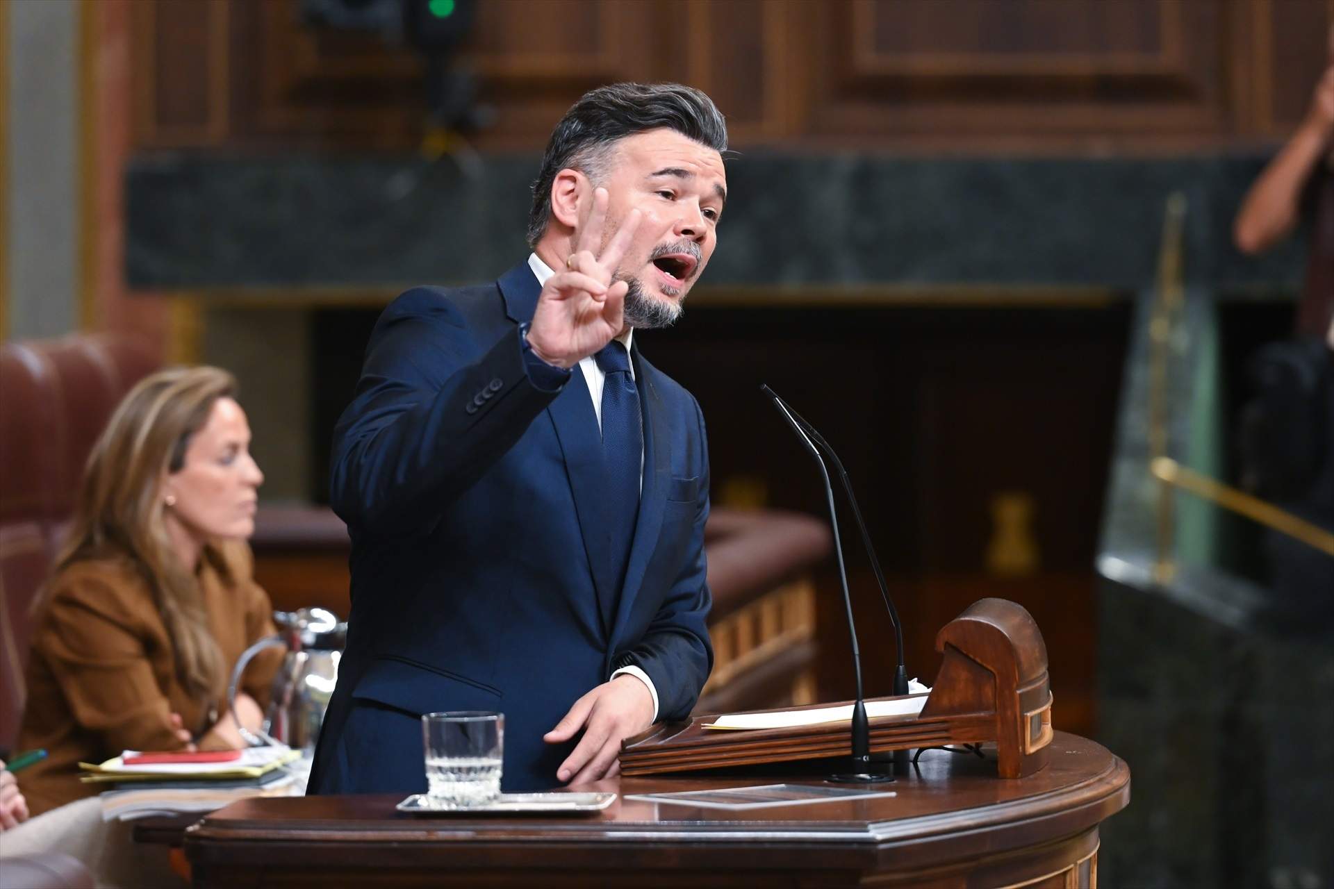 Rufián desencadena desde el pleno del Congreso un encontronazo con Boye e indigna a Junts