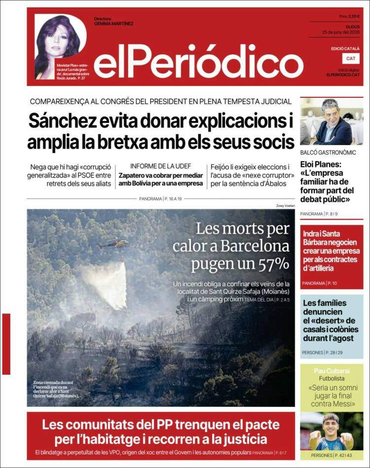 'El Periódico', 25 de juny de 2026