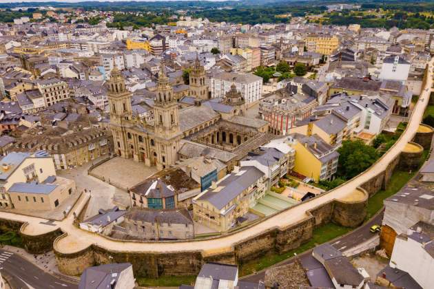 Imatge de la ciutat de Lugo, a Galícia