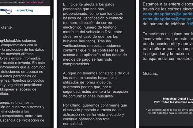 Comunicado de Mutua Más sobre el ataque en su plataforma