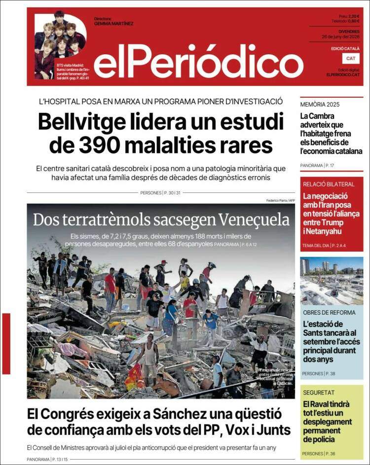 'El Periódico', 26 de juny de 2026