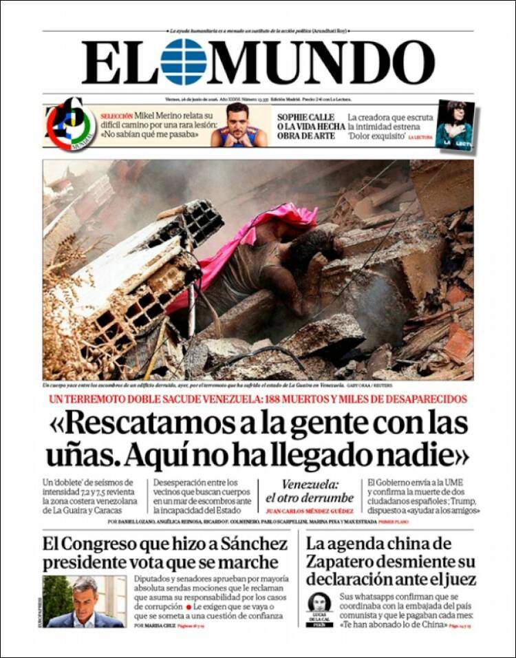 'El Mundo', 26 de juny de 2026