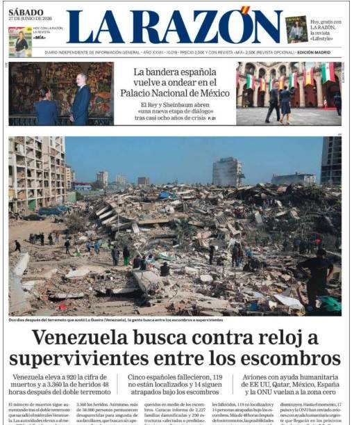 la razon portada