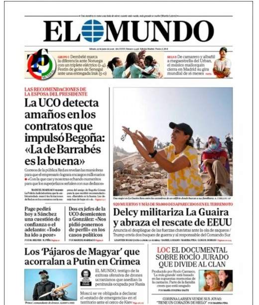 el mundo portades