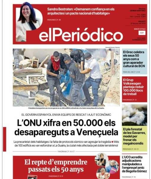 el periodico portades