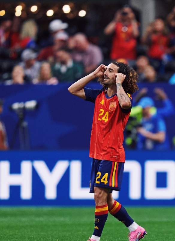 Marc Cucurella, amb la selecció espanyola en aquest Mundial IG