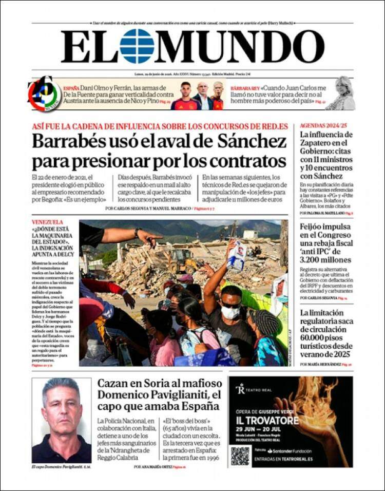 'El Mundo', 29 de juny de 2026