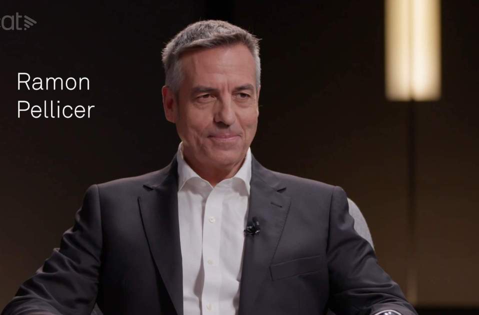 Pellicer al plató de Savis i sàvies, TV3