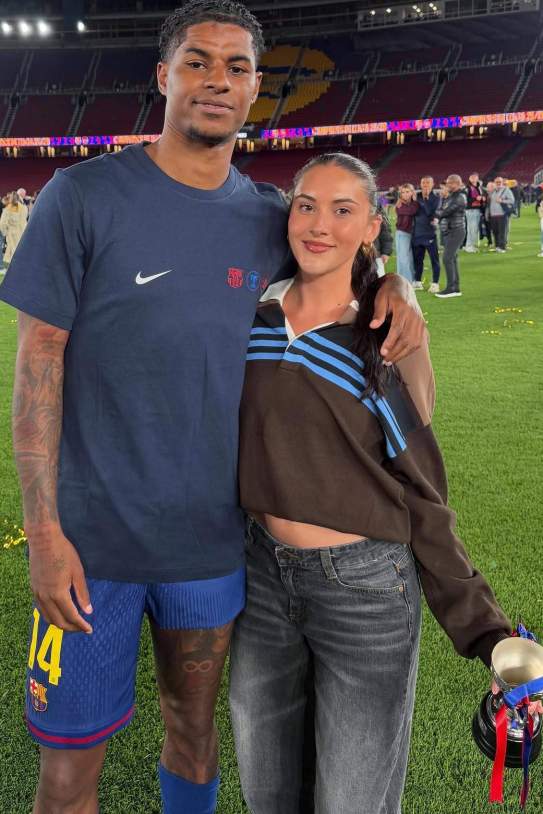 Rashford i Lucía Loi / Instagram
