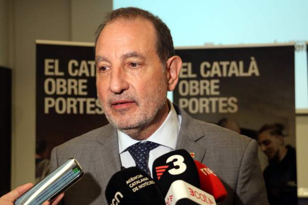 El conseller de Justícia, Ramon Espaler, en la presentació del pla