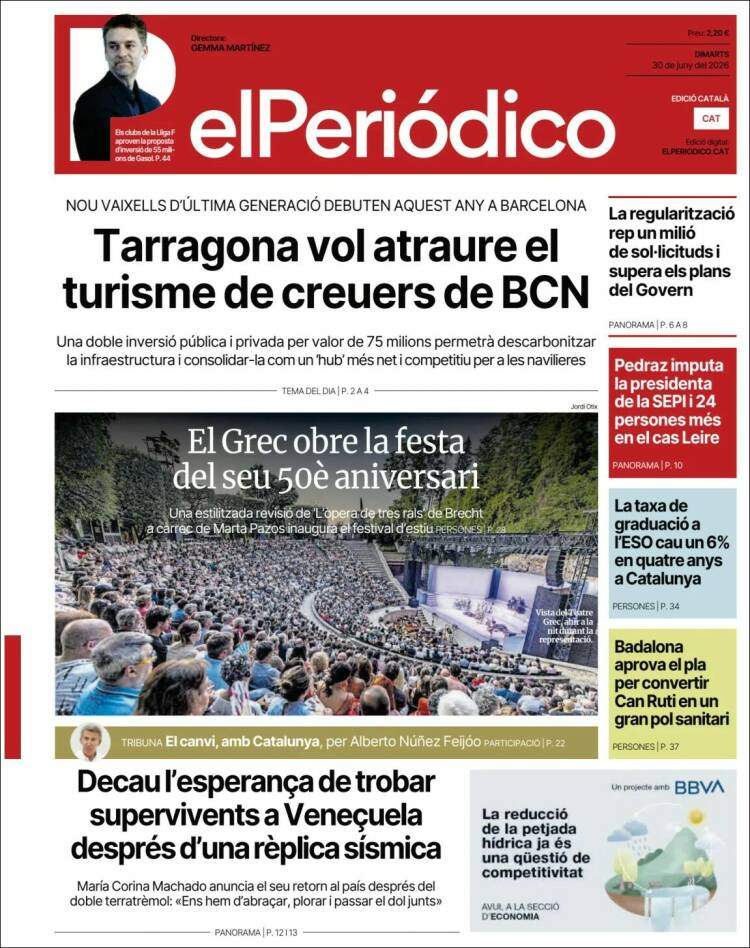 'El Periódico', 30 de juny de 2026