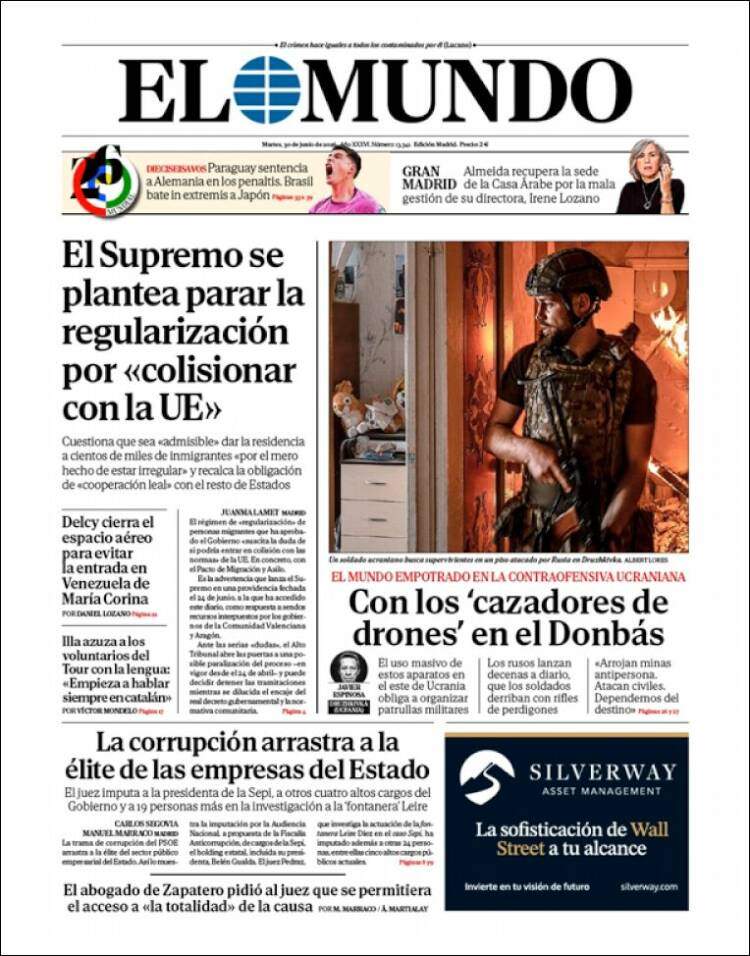 'El Mundo', 30 de juny de 2026