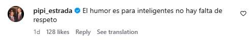La resposta de Pipi Estrada a Alejandra Rubio Instagram La resposta de Pipi Estrada a Alejandra Rubio Instagram
