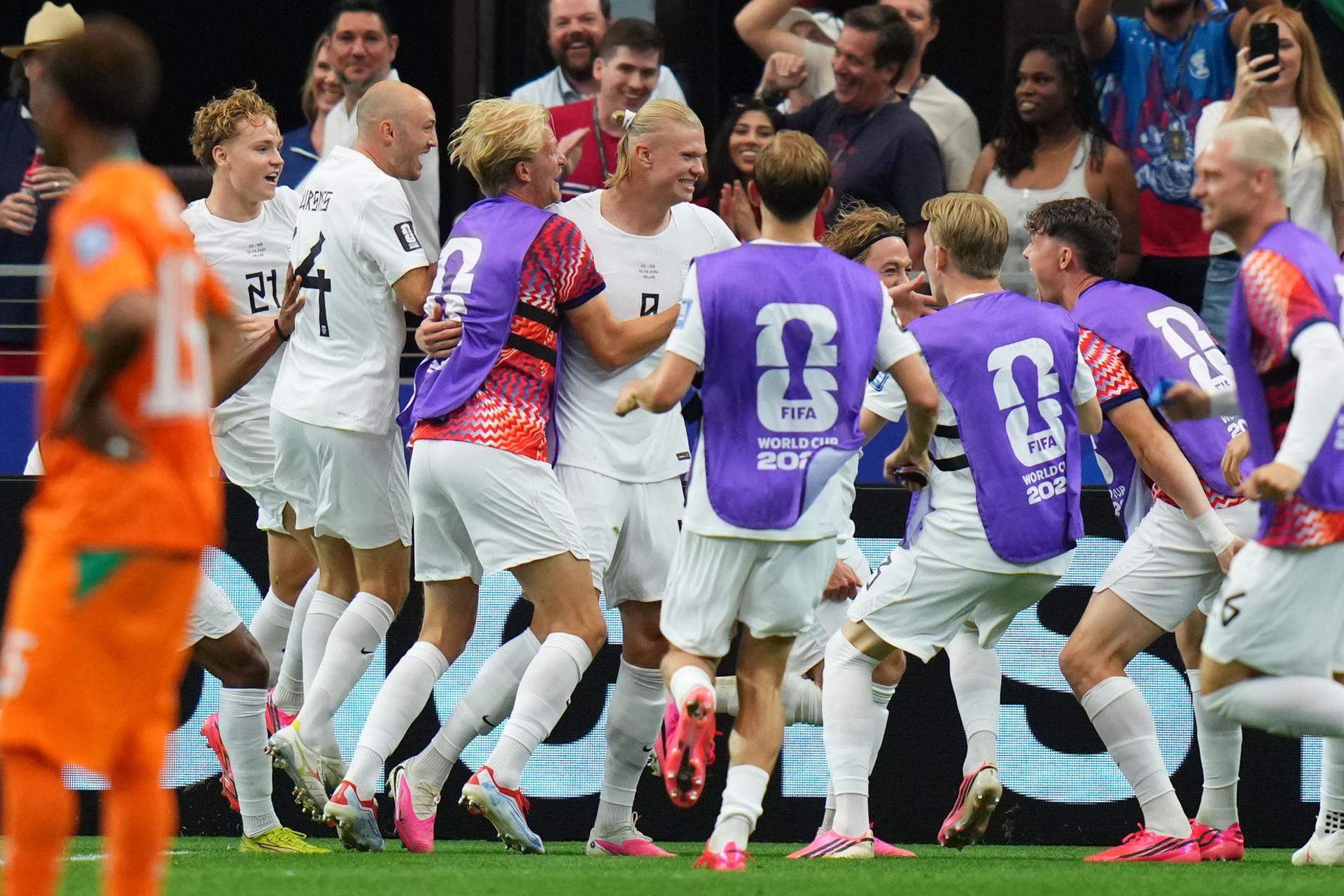 Haaland guia Noruega cap als vuitens de final i acomiada la Costa d'Ivori del Mundial (1-2)