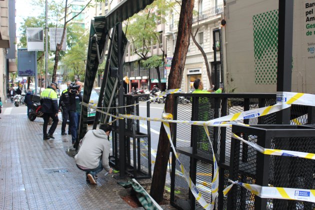 Accidente Travesía de Gràcia Anton Rosa