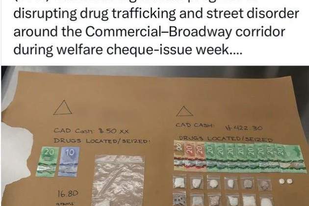 La imagen que la policía de Vancouver manipuló con IA La imagen que la policía de Vancouver manipuló con IA