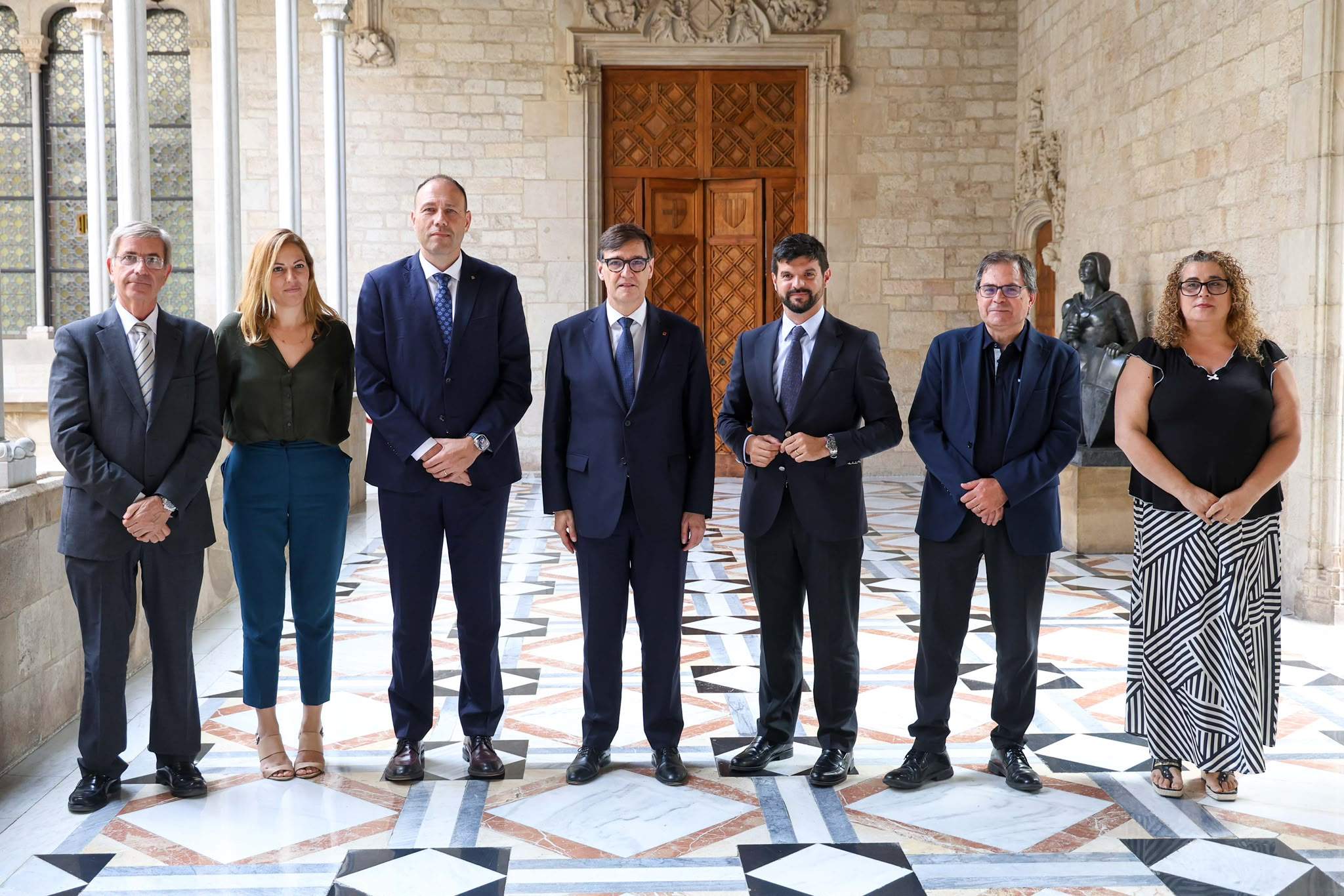 El president Salvador Illa es reuneix amb la UFEC per abordar els reptes de l’esport català