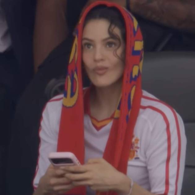Rosalía al partit d'Espanya Instagram Rosalía al partit d'Espanya Instagram
