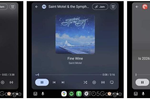Vistazos a Spotify y Pocket Casts en Android Auto por 9to5Google Vistazos a Spotify y Pocket Casts en Android Auto por 9to5Google