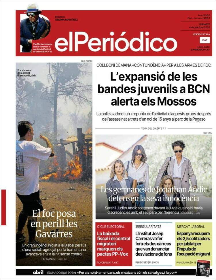 'El Periódico', 4 de juliol de 2026