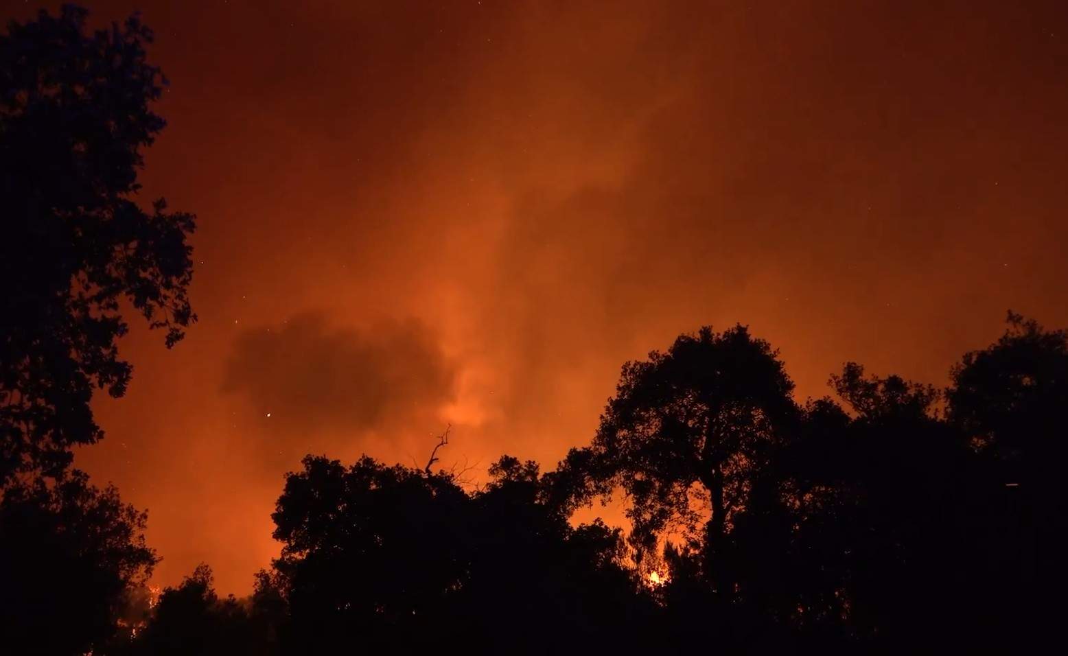 L'incendi al Baix Empordà continua cremant i arriba a urbanitzacions de Calonge