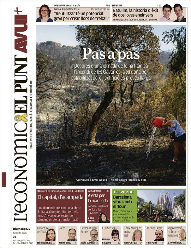 'El Punt Avui', 5 de juliol de 2026