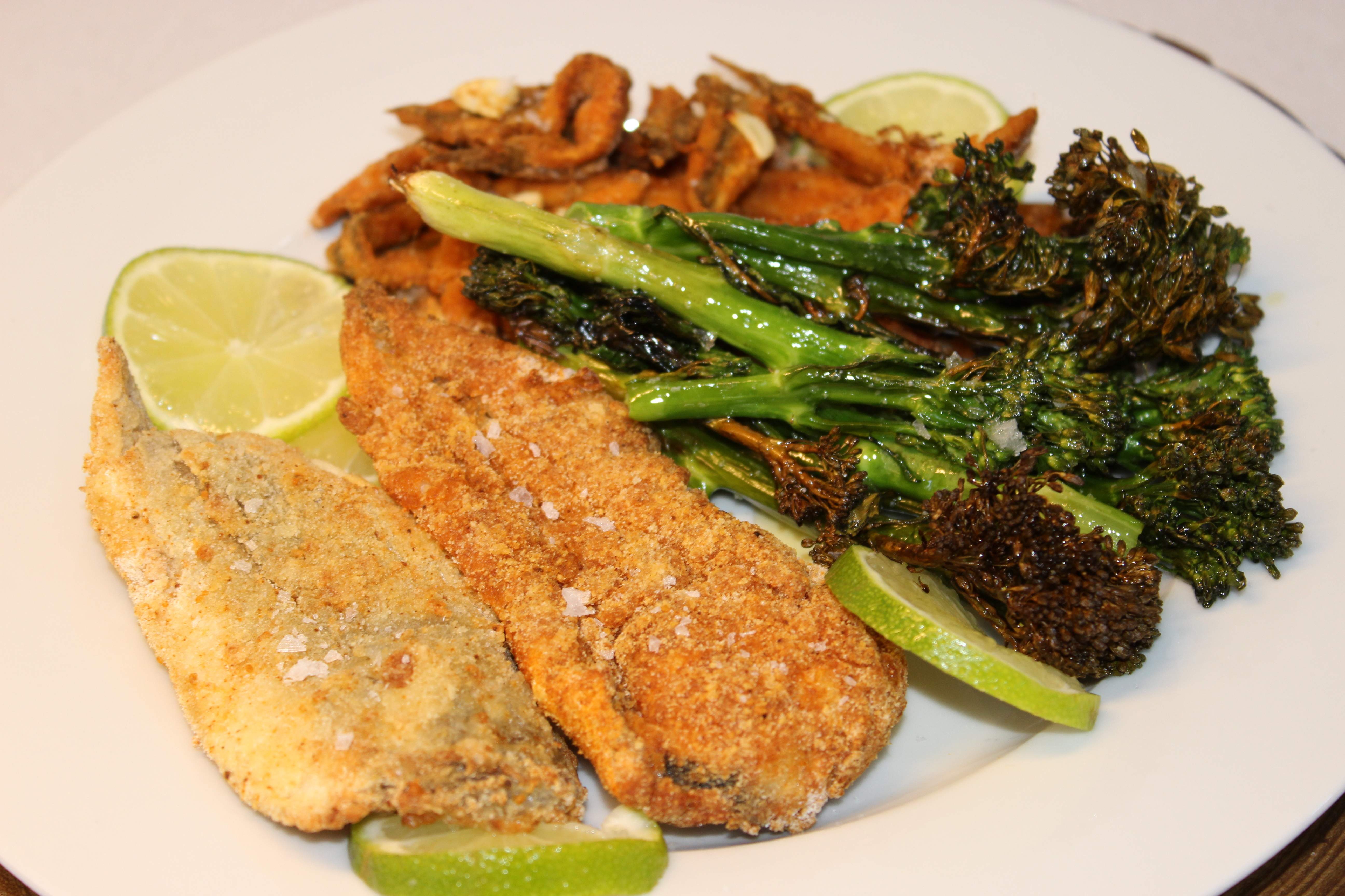 Peix i broccolini a l'airfryer