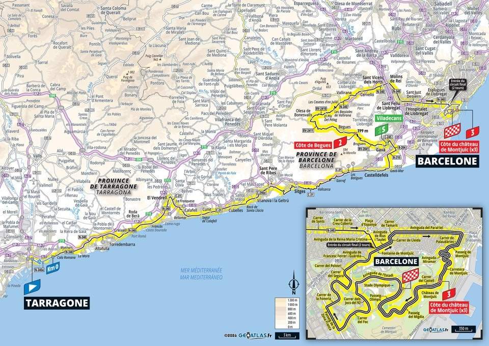 Mapa Tour etapa 2 Mapa Tour etapa 2