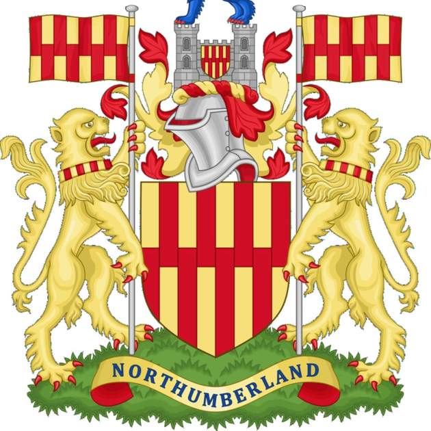 Armes de Nothumberland. Font Civil Heraldry of England Armes de Nothumberland. Font Civil Heraldry of England