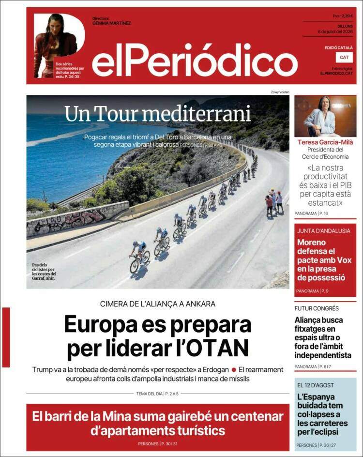 'El Periódico', 6 de juliol de 2026 'El Periódico', 6 de juliol de 2026