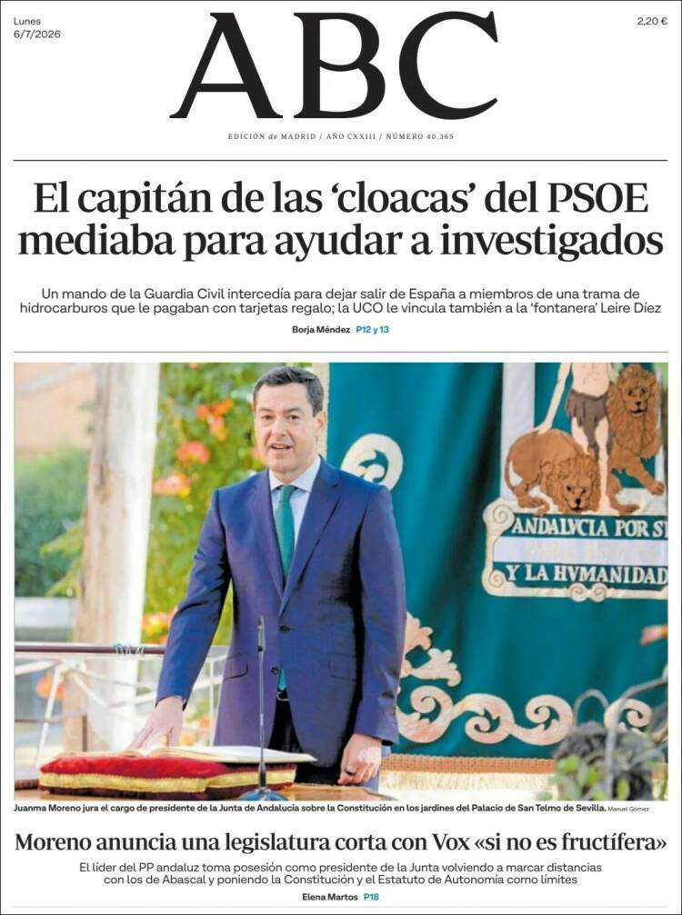 'ABC', 6 de juliol de 2026 'ABC', 6 de juliol de 2026