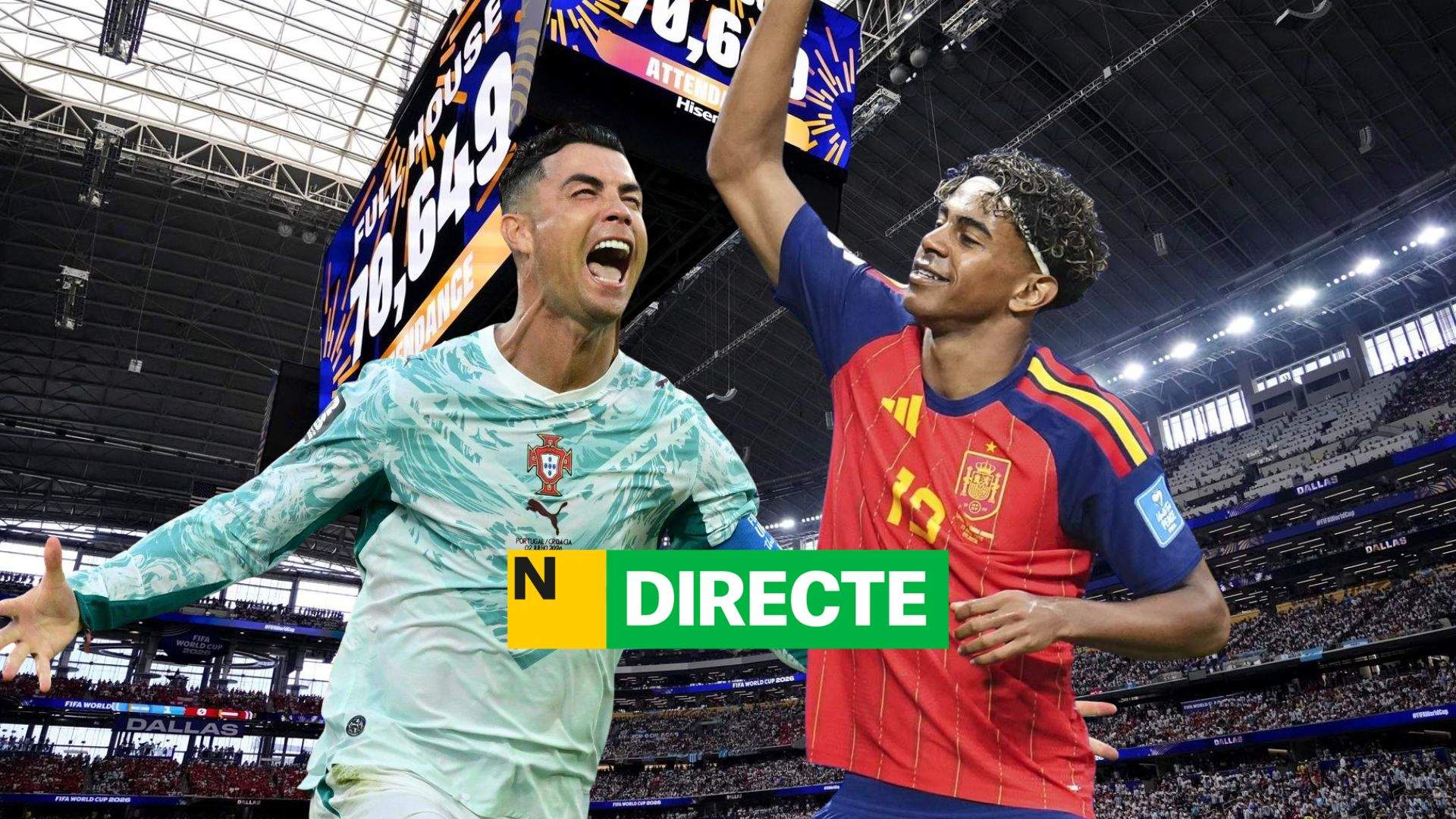 Portugal - España del Mundial 2026, DIRECTO | Última hora del partido de hoy