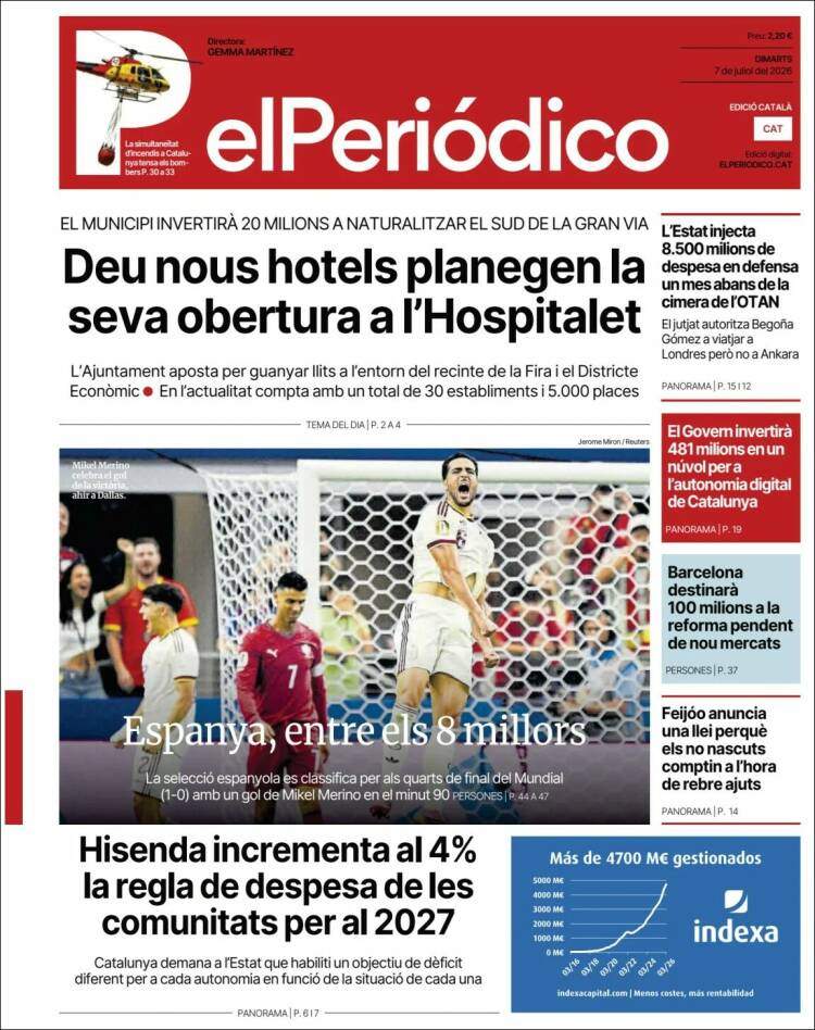 'El Periódico', 7 de juliol de 2026 'El Periódico', 7 de juliol de 2026