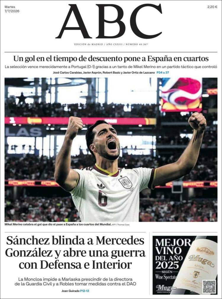 'ABC', 7 de juliol de 2026 'ABC', 7 de juliol de 2026