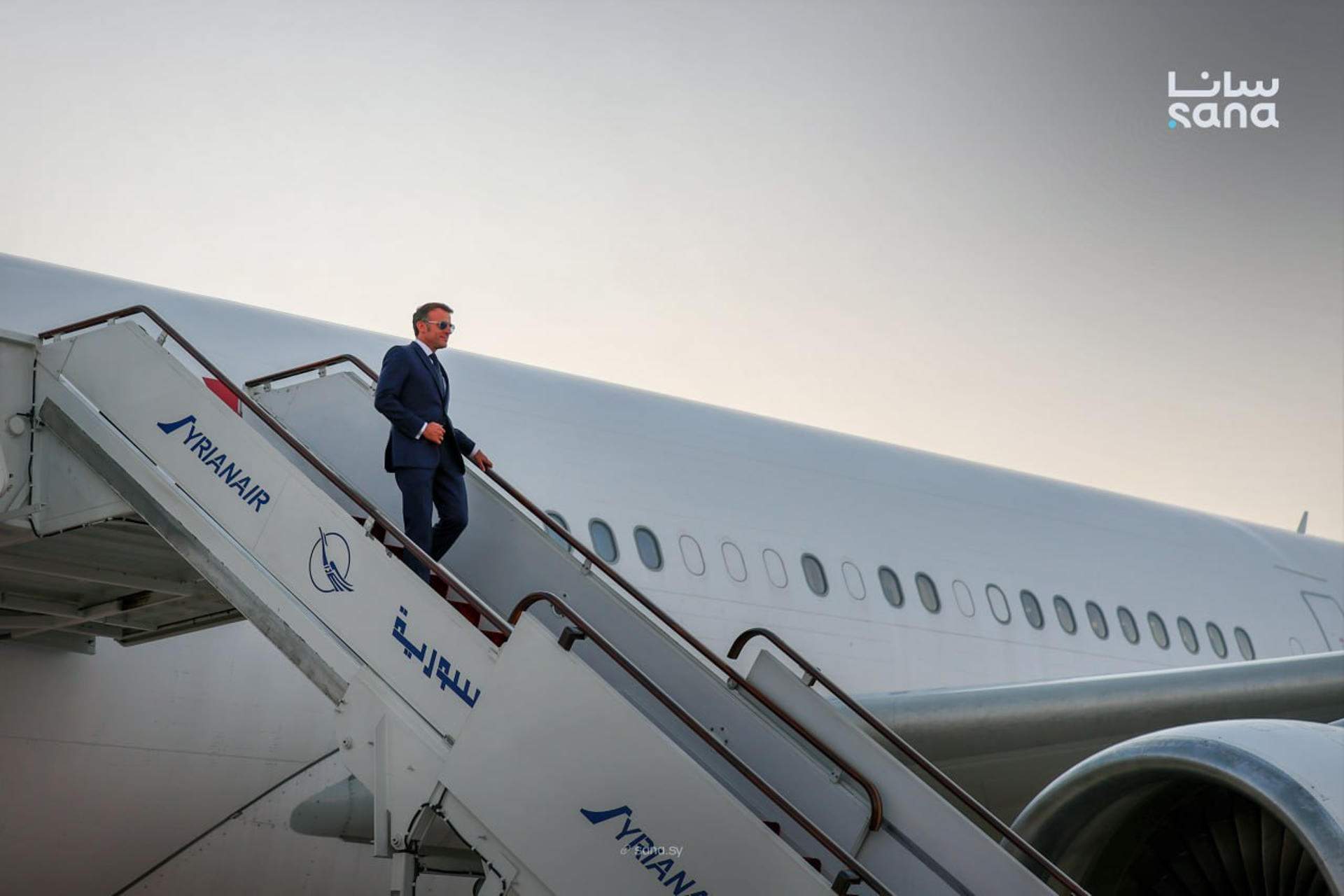Varias explosiones sacuden Damasco cerca del hotel donde se aloja Macron durante su visita oficial